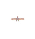 Load image into Gallery viewer, OLIVE & CHAIN Diamond Star Ring - Yellow Gold, 6.0
