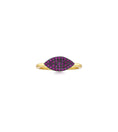 Load image into Gallery viewer, OLIVE & CHAIN Ruby Marquise Ring - Yellow Gold, 5.0
