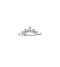 Load image into Gallery viewer, OLIVE & CHAIN Diamond Marquise Chevron Ring - White Gold, 5.0
