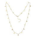 Load image into Gallery viewer, OLIVE & CHAIN Diamond Charm Long Necklace
