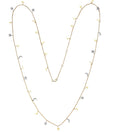 Load image into Gallery viewer, OLIVE & CHAIN Diamond Star-Moon Charm Long Necklace
