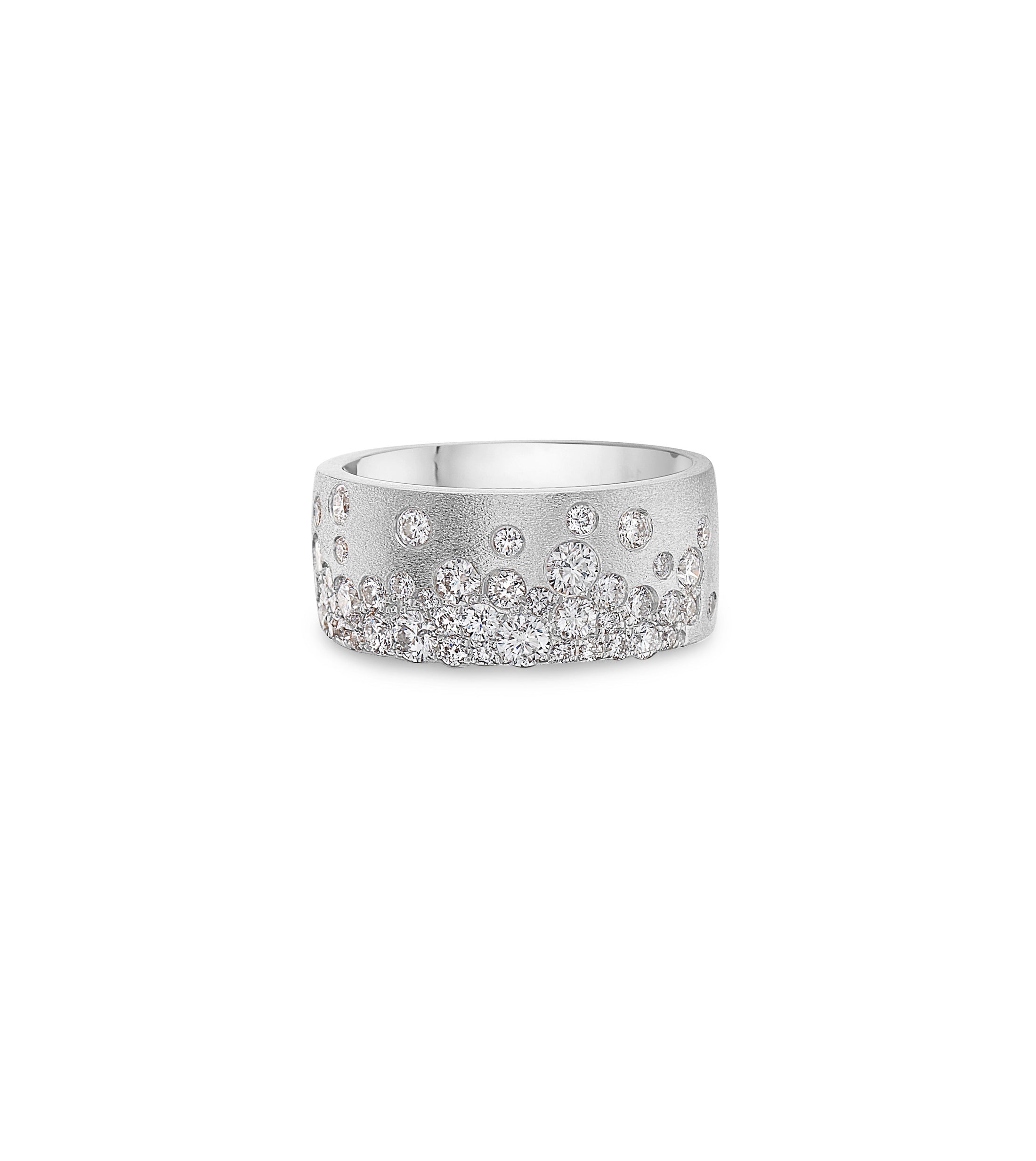 OLIVE & CHAIN Diamond Celestial Signature Cigar Band - Yellow Gold, 5.5