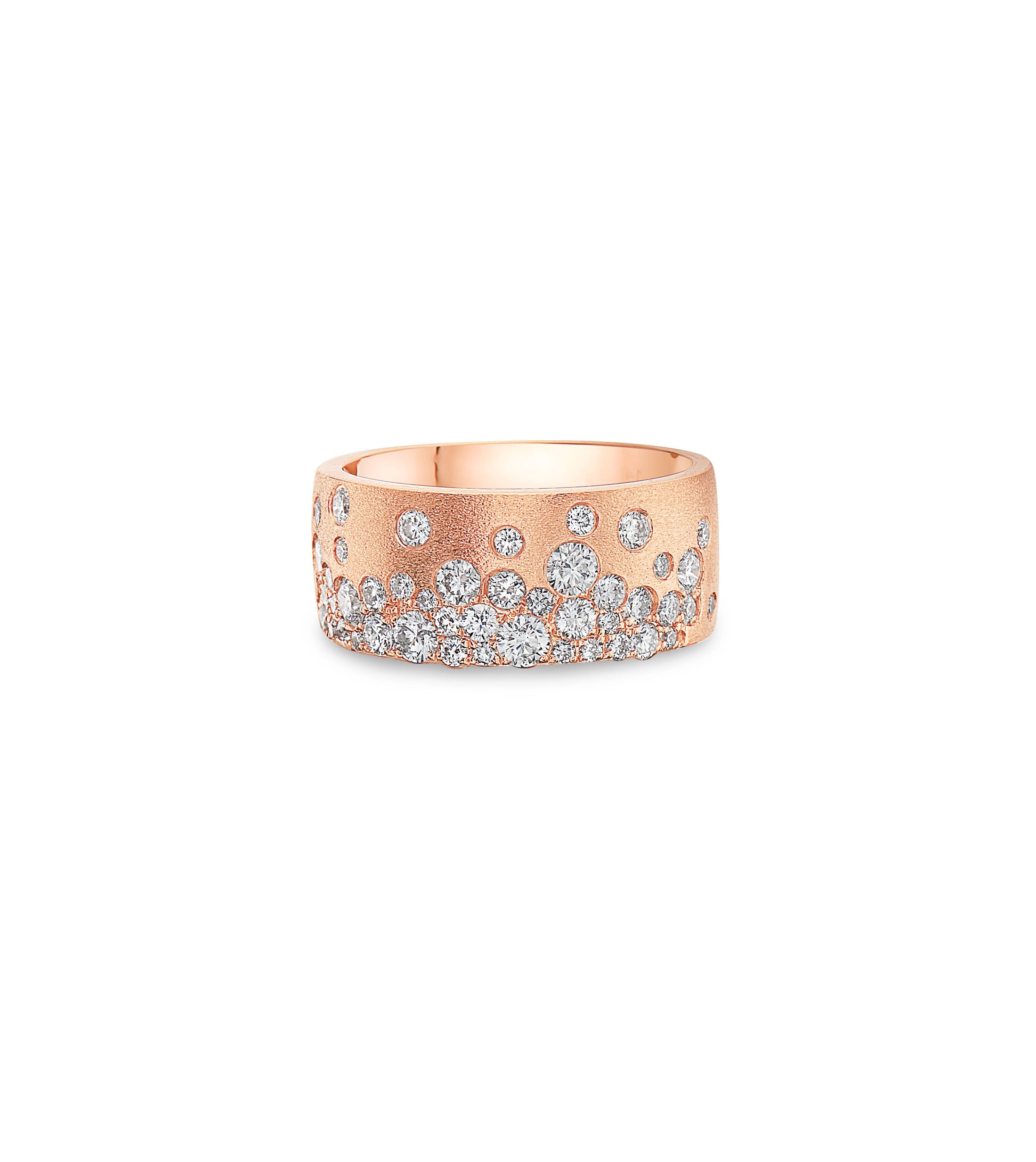 OLIVE & CHAIN Diamond Celestial Signature Cigar Band - Yellow Gold, 6.0