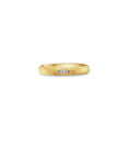Load image into Gallery viewer, OLIVE & CHAIN Diamond Marquise Flush Band - Yellow Gold, 5.0
