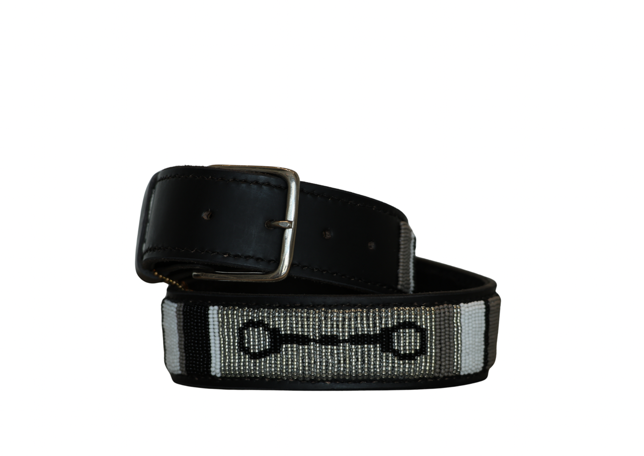 TKC Shades of Grey BIT Belt - Wide Width - Silver Buckle