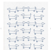 Dachshund Print Eco-Friendly Swedish Dishcloth
