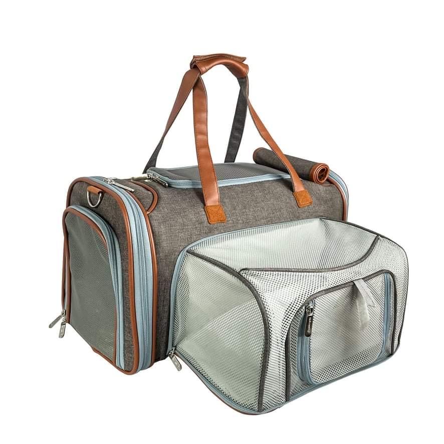 Mr. Peanut's Gold Series Mini Size Airline Compliant Expandable Pet Carrier - Southlake Paws