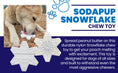Load image into Gallery viewer, Snowflake Nylon Dog Chew Toy for Aggressive Chewers | USA Made & FDA Compliant
