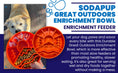 Load image into Gallery viewer, Great Outdoors eBowl - Slow Feeder Dog Bowl & Enrichment | USA Made
