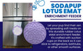 Load image into Gallery viewer, Lotus Design emat - Enrichment Lick Mat For Dogs and Cats - With Suction Cups | USA Made
