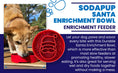 Load image into Gallery viewer, Santa Christmas eBowl Deep Slow Feeder Dog Bowl for Enrichment | USA Made
