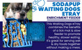 Load image into Gallery viewer, Waiting Dogs eTray - Shallow Slow Feeder Bowl for Enrichment | USA Made
