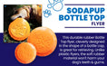 Load image into Gallery viewer, Bottle Top Flyer Durable Rubber Retrieving Frisbee - Orange
