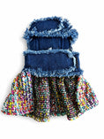 Load image into Gallery viewer, Denim and Tweed Couture Dress
