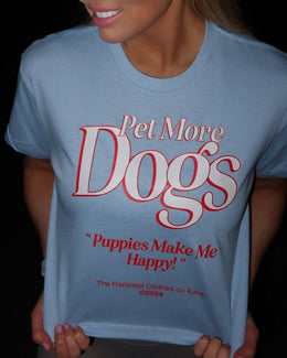 Pet More Dogs Crop Top | Gift for Dog Lovers