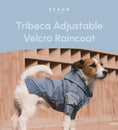 Load image into Gallery viewer, Tribeca adjustable velcro raincoat - Light Blue
