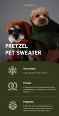 Load image into Gallery viewer, Pretzel Pet Sweater - Olive Green
