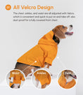 Load image into Gallery viewer, Tribeca adjustable velcro raincoat - Egg Yolk
