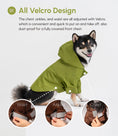 Load image into Gallery viewer, Tribeca adjustable velcro raincoat - Olive

