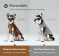 Load image into Gallery viewer, Reversible Dog Vest Jacket - Orange Grey
