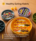 Load image into Gallery viewer, [Macaroni] Slow Feeder Dog Bowls - Yellow / Frozen Blue / Purple
