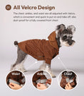 Load image into Gallery viewer, Tribeca adjustable velcro raincoat -  Choco
