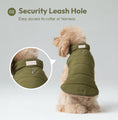 Load image into Gallery viewer, Reversible Dog Vest Jacket - Green Brown
