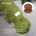 Load image into Gallery viewer, Tribeca adjustable velcro raincoat - Olive
