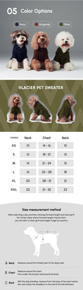 Load image into Gallery viewer, GLACIER PET SWEATER - OLIVE GREEN
