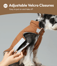 Load image into Gallery viewer, Reversible Dog Vest Jacket - Green Brown
