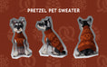 Load image into Gallery viewer, Pretzel Pet Sweater - Tofee Orange
