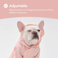 Load image into Gallery viewer, Tribeca adjustable velcro raincoat - Light Pink
