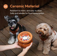 Load image into Gallery viewer, Soufflé Pet Bowl - Amber Orange
