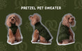 Load image into Gallery viewer, Pretzel Pet Sweater - Olive Green
