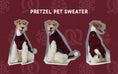 Load image into Gallery viewer, Pretzel Pet Sweater - Burgundy Red
