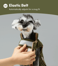 Load image into Gallery viewer, Reversible Dog Vest Jacket - Green Brown
