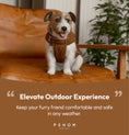 Load image into Gallery viewer, Reversible Dog Vest Jacket - Orange Grey
