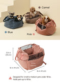 Load image into Gallery viewer, Puff Guard Dog Car Seat - Pink
