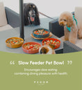 Load image into Gallery viewer, [Spark] Slow Feeder Dog Bowls - Red / Green / Blue
