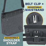 Katziela Expandable Pet Treat Pouch - Hands Free Dog Treat Pouch, Quick Access Magnet Closure - Anti Spill Dog Treat Bag - Treat Pouches for Pet Training, Adjustable Shoulder Strap & Belt Clip