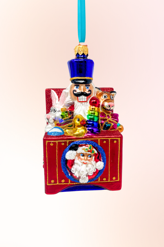 Erik's Toy Box Polish Glass Christmas Ornament - Southlake Paws