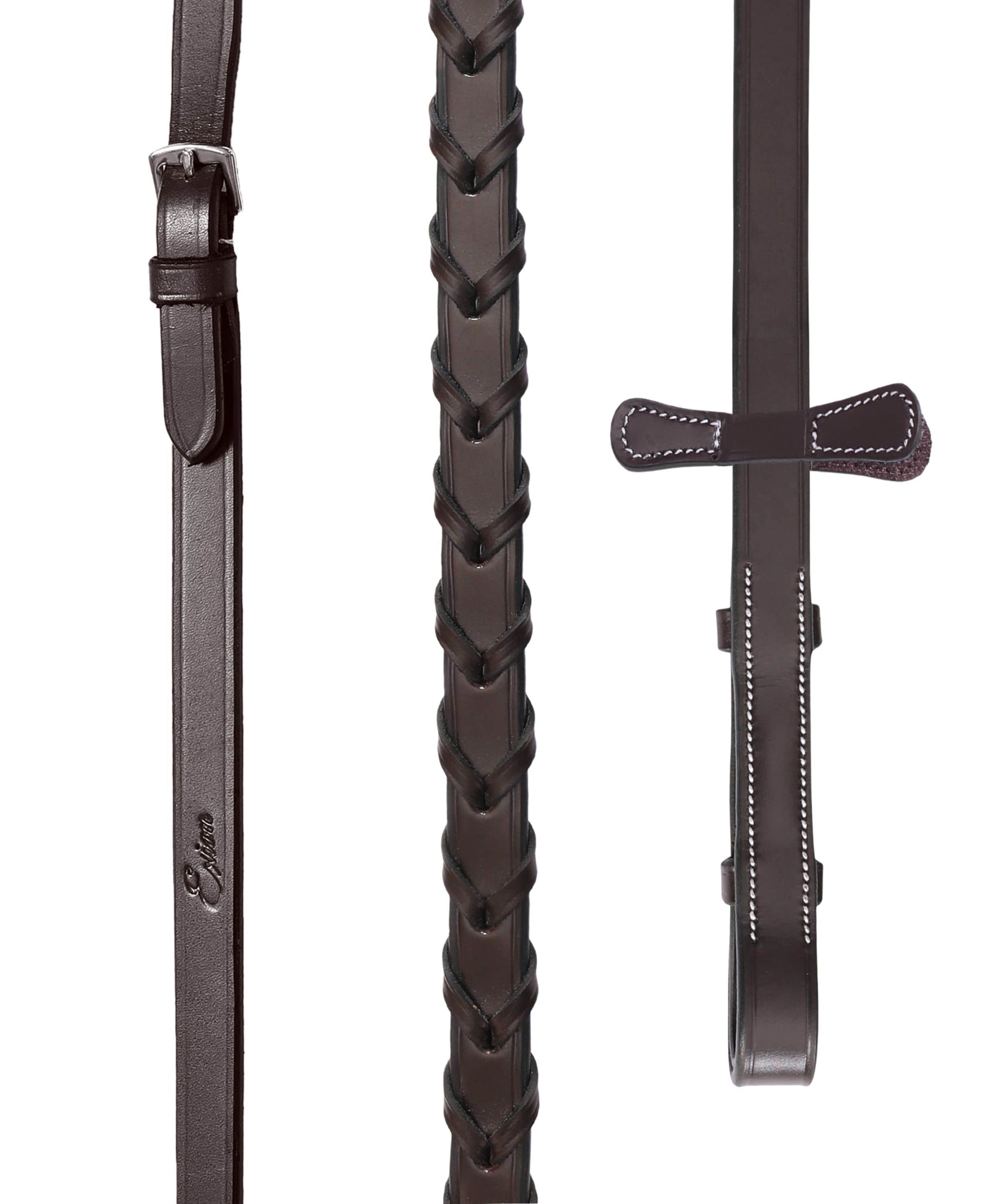ExionPro Traditional Hunter Bridle With Laced Reins