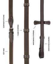 ExionPro Rubberized Web Reins 