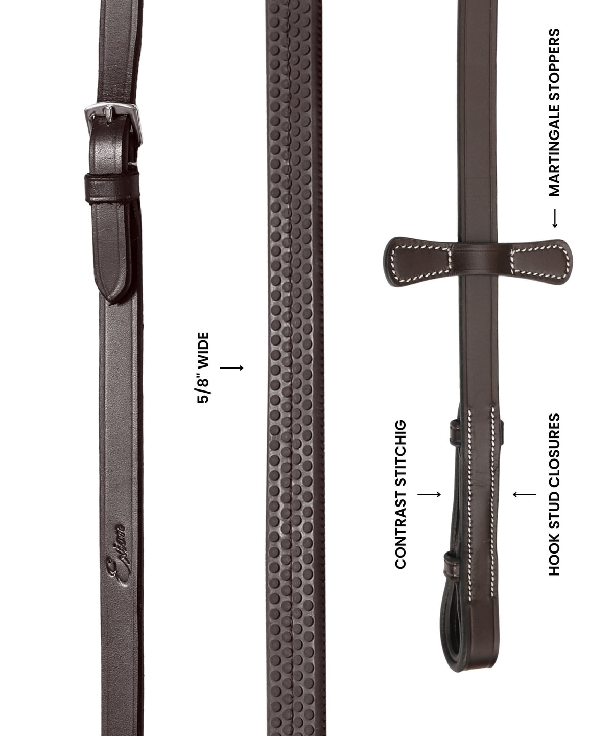 ExionPro Rubber Reins