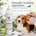 Load image into Gallery viewer, Southlake Paws Instant Ear Cleaner for Dogs, 4 oz or 12 oz, with aloe vera and eucalyptus, cleans, soothes, and deodorizes.
