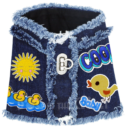 Easter Cool Baby Denim Harness Vest for dogs