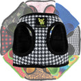 Load image into Gallery viewer, EcoBark Step In Dog Harness - XXXS to Small Breeds- Reflective Soft Mesh Harness for Teacup, Small Dogs and Puppies / Houndstooth
