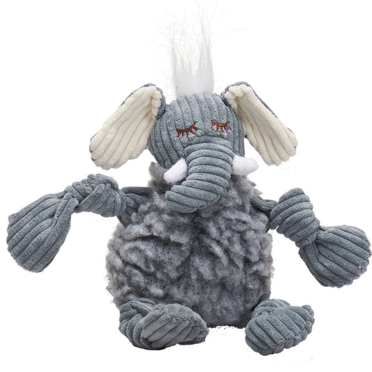 Ellamae Elephant HuggleFleece® FlufferKnottie™ Plush Dog Toy - image 3