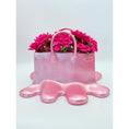 Load image into Gallery viewer, Sugar Bag Vase - Metallic Pink Melting Design - metallic pink melting sugar bag vase, luxury vase, product image 4
