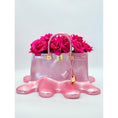 Load image into Gallery viewer, Sugar Bag Vase - Metallic Pink Melting Design - metallic pink melting sugar bag vase, luxury vase, product image 5
